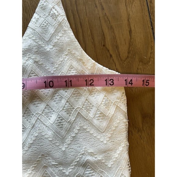 Emerald Sundae Cocktail Dress, Size Small, Lacey White - Picture 7 of 10